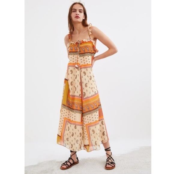 Zara print dress - Picture 1 of 1